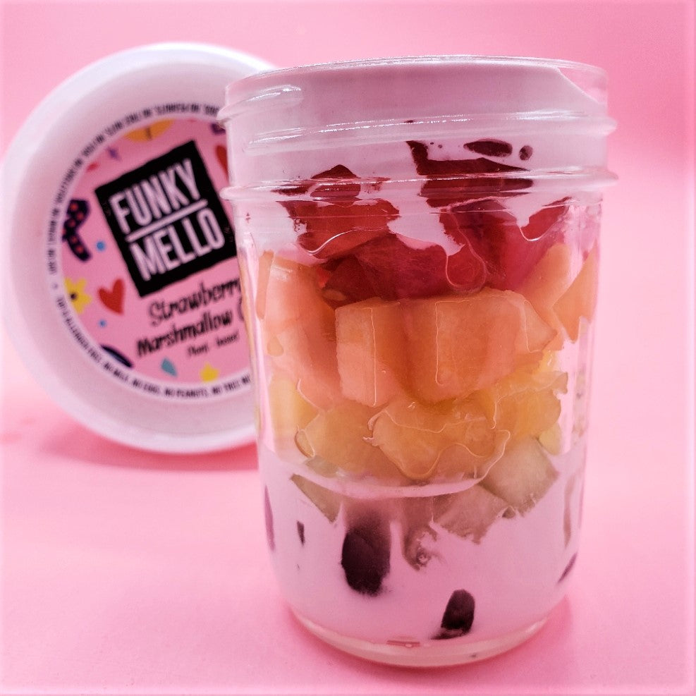 Rainbow Fruit Parfait - Funky Mello