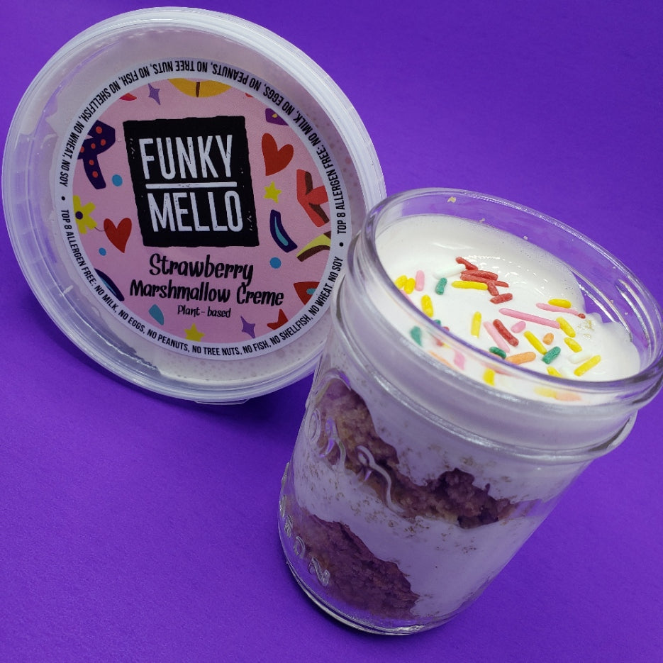 Marshmallow Cake Cups - Funky Mello