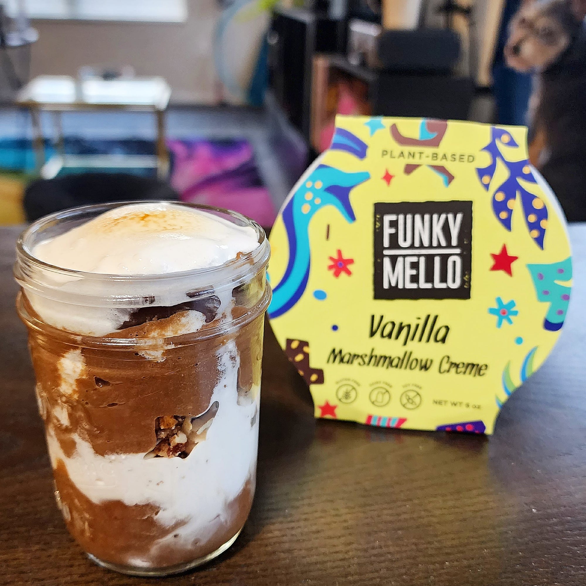 Fudgy Marshmallow Mousse - Funky Mello