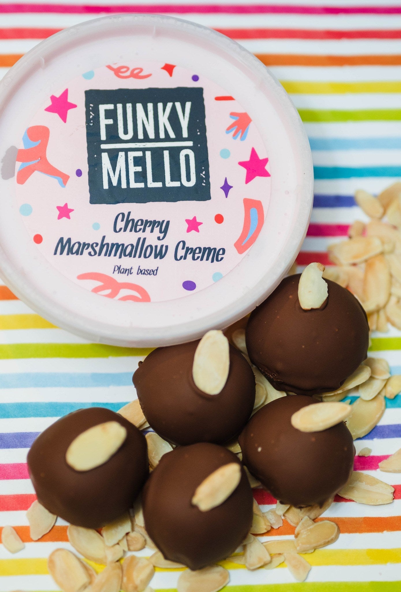 Almond Marshmallow Truffles | Funky Mello