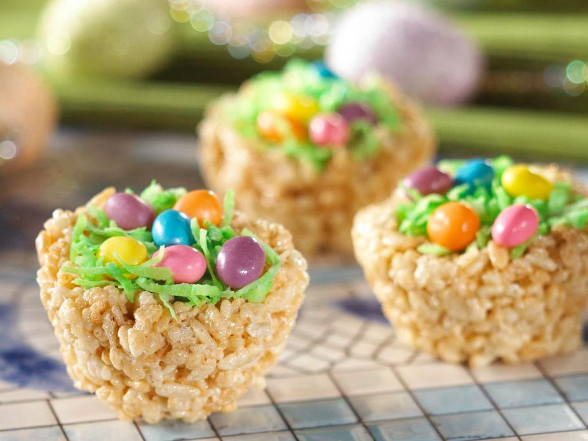 Springtime Crispy Treats - Funky Mello