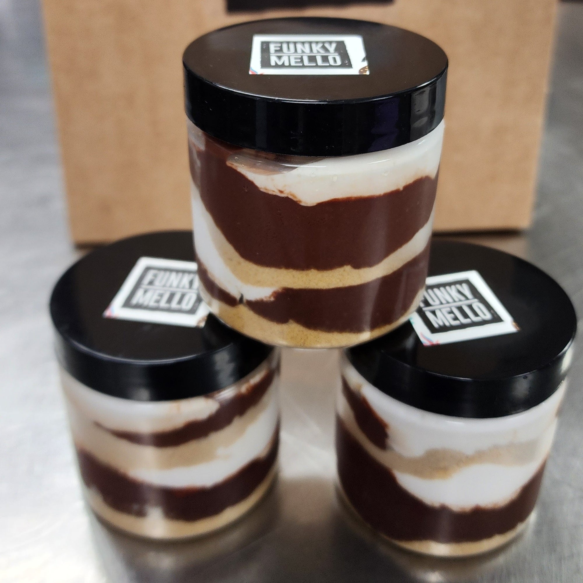 S'more Jars Bundle - Campfire, Neapolitan, Cookie 4-packs Funky Mello