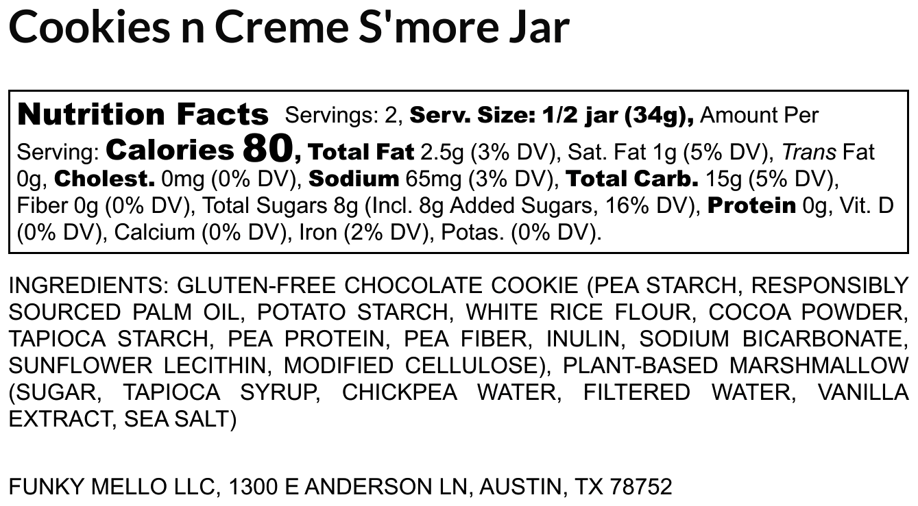 S'more Jars Bundle - Campfire, Neapolitan, Cookie 4-packs Funky Mello