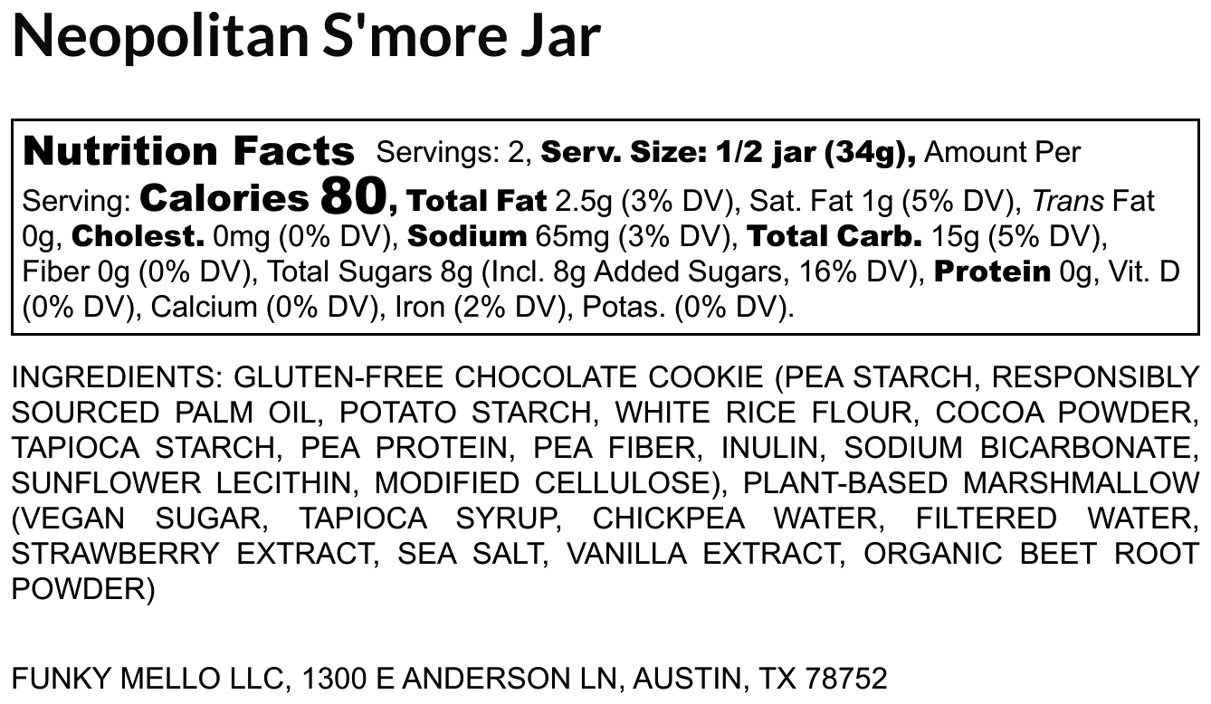 S'more Jars Bundle - Campfire, Neapolitan, Cookie 4-packs Funky Mello