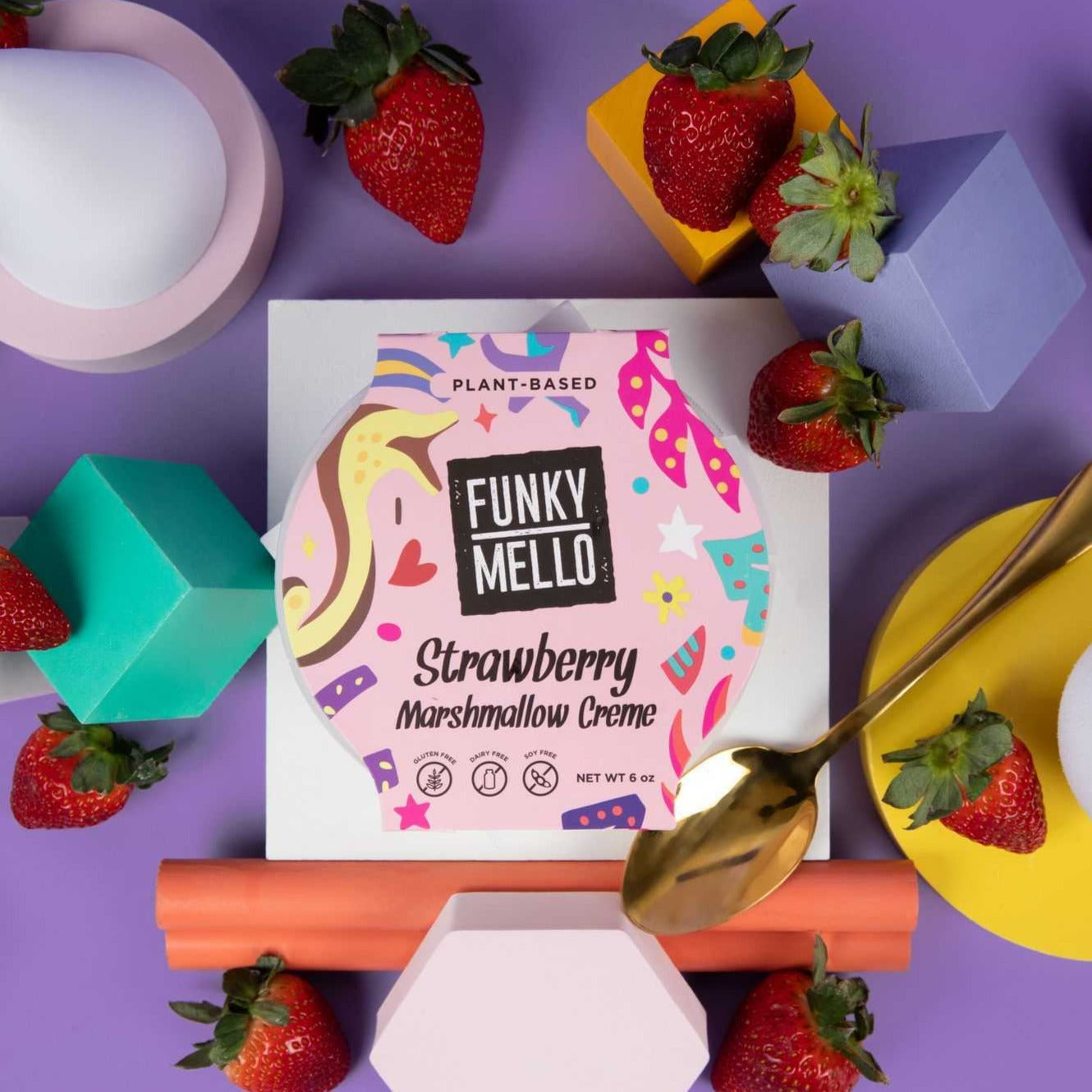 Marshmallow Creme - Strawberry Funky Mello
